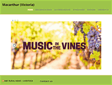 Tablet Screenshot of macarthurvictoria.com.au